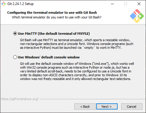 Install Git Terminal Emulator Config
