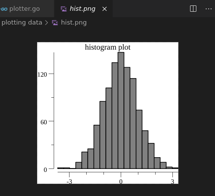 Histogram Plotting In Golang